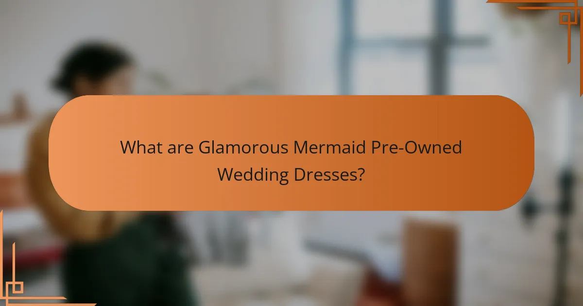 What are Glamorous Mermaid Pre-Owned Wedding Dresses?